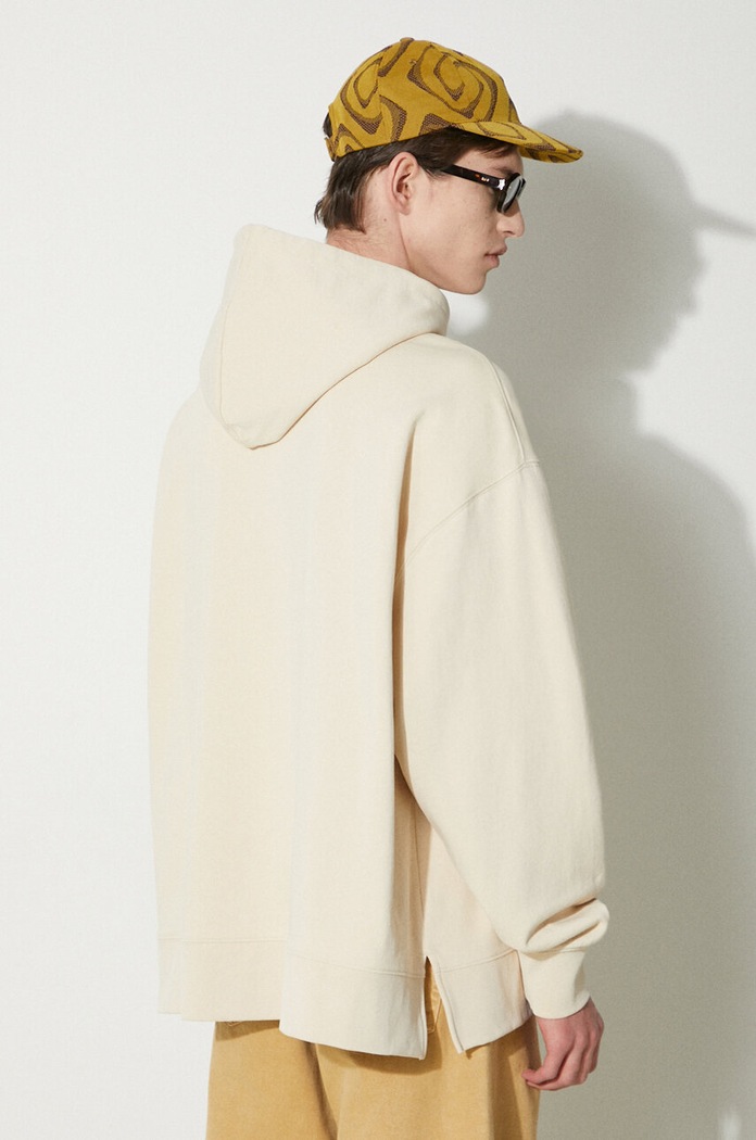 Abbigliamento Vans felpa in cotone Premium Standards Baggy Fleece Po LX VN000GVSCHW1 beige