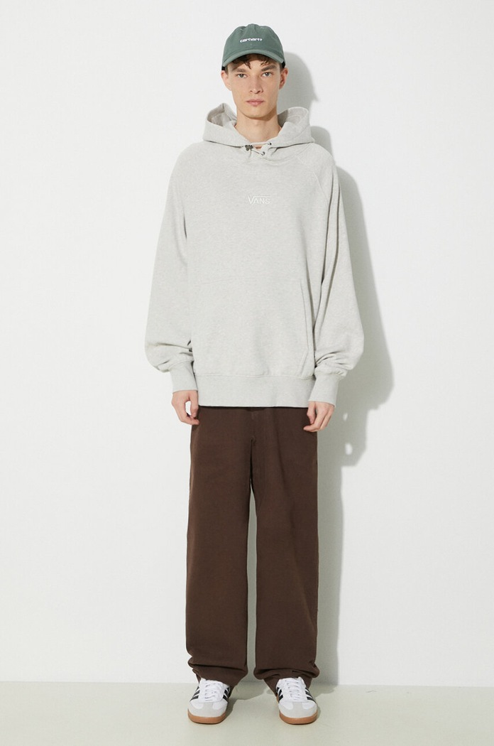 Vans pamut melegítőfelső Premium Standards Hoodie Fleece LX VN000GZ1RKZ1 bézs SS24