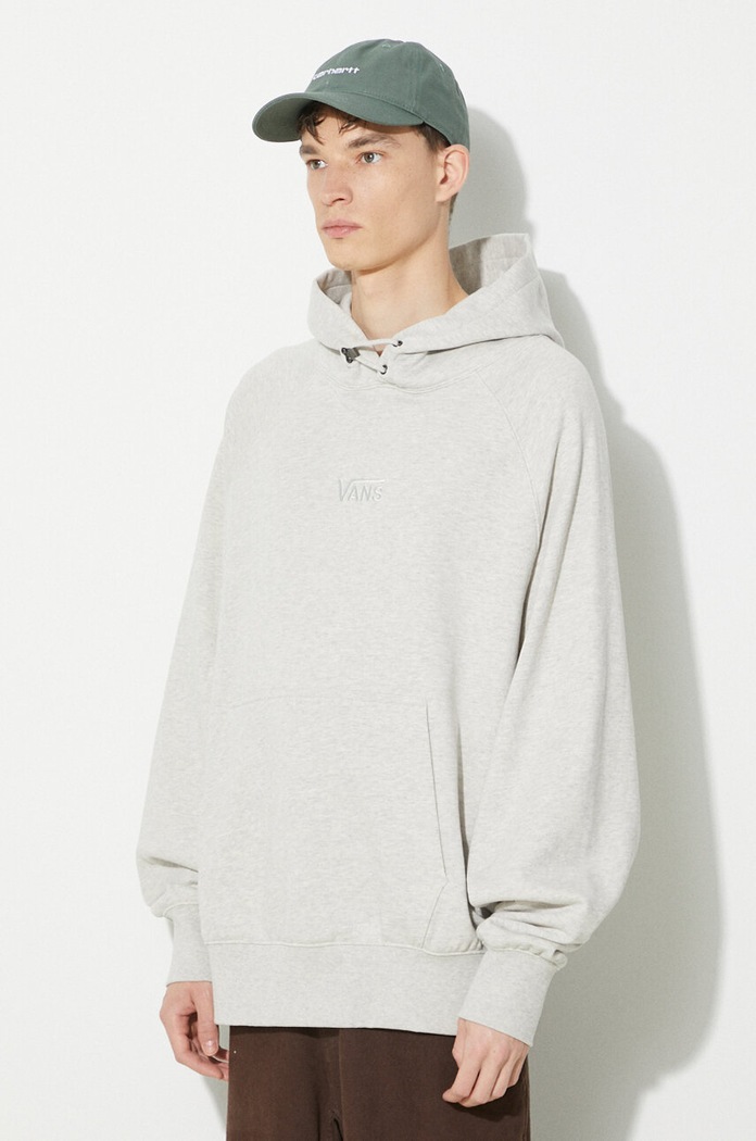 Vans pamut melegítőfelső Premium Standards Hoodie Fleece LX bézs VN000GZ1RKZ1