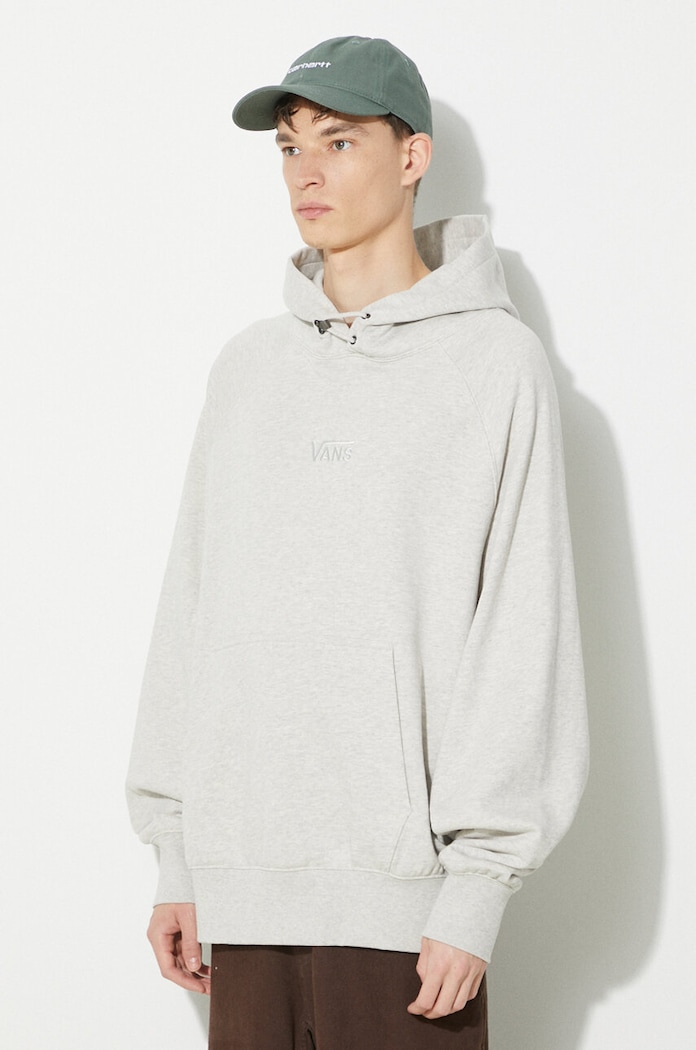 Vans pamut melegítőfelső Premium Standards Hoodie Fleece LX bézs VN000GZ1RKZ1