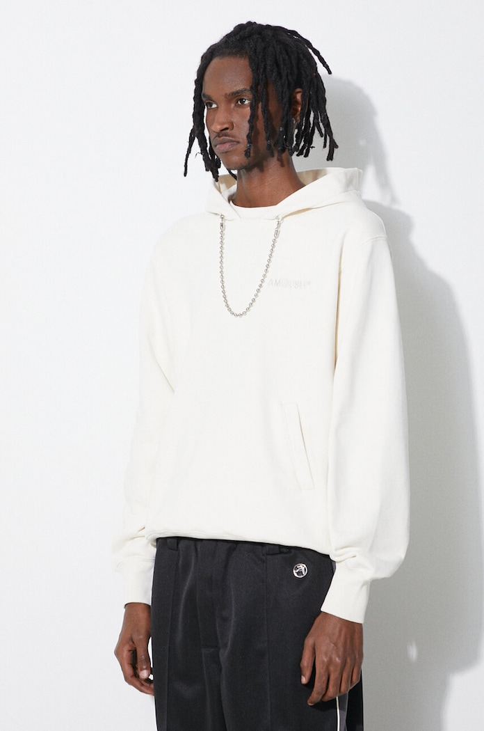 AMBUSH hanorac de bumbac Ballchain bej BMBB001S24FLE0013131