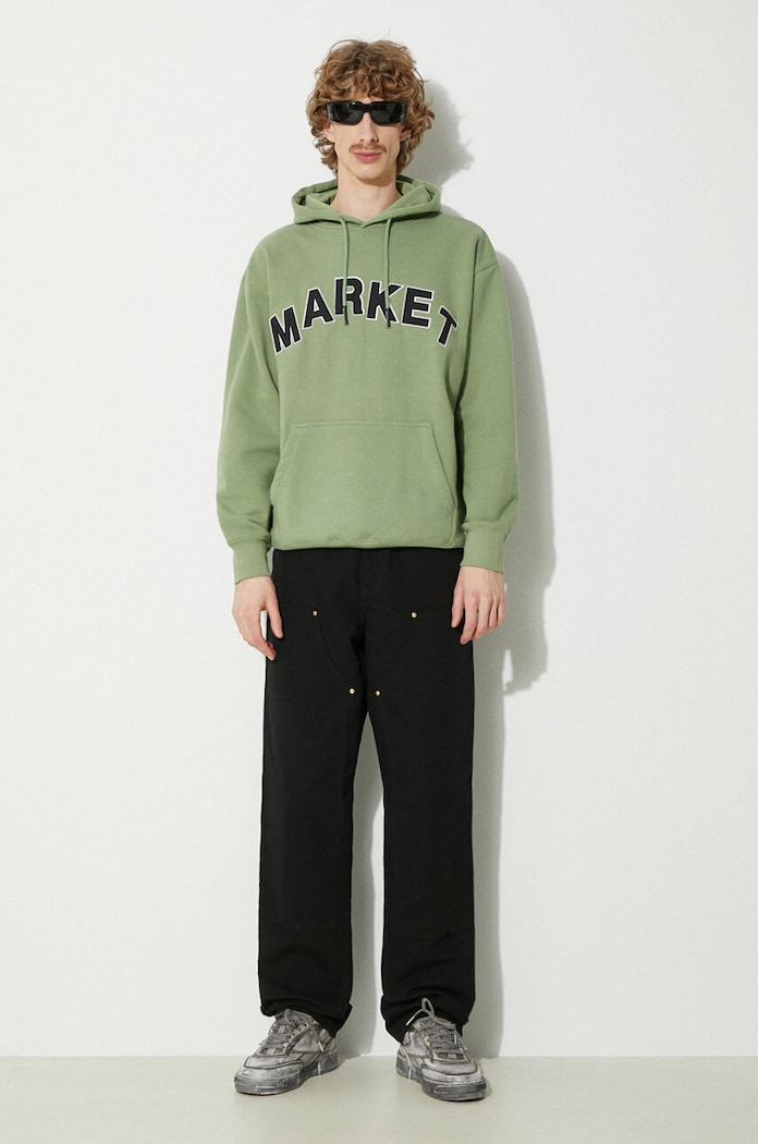 Market cotton sweatshirt Community Garden Hoodie 397000580 green SS24