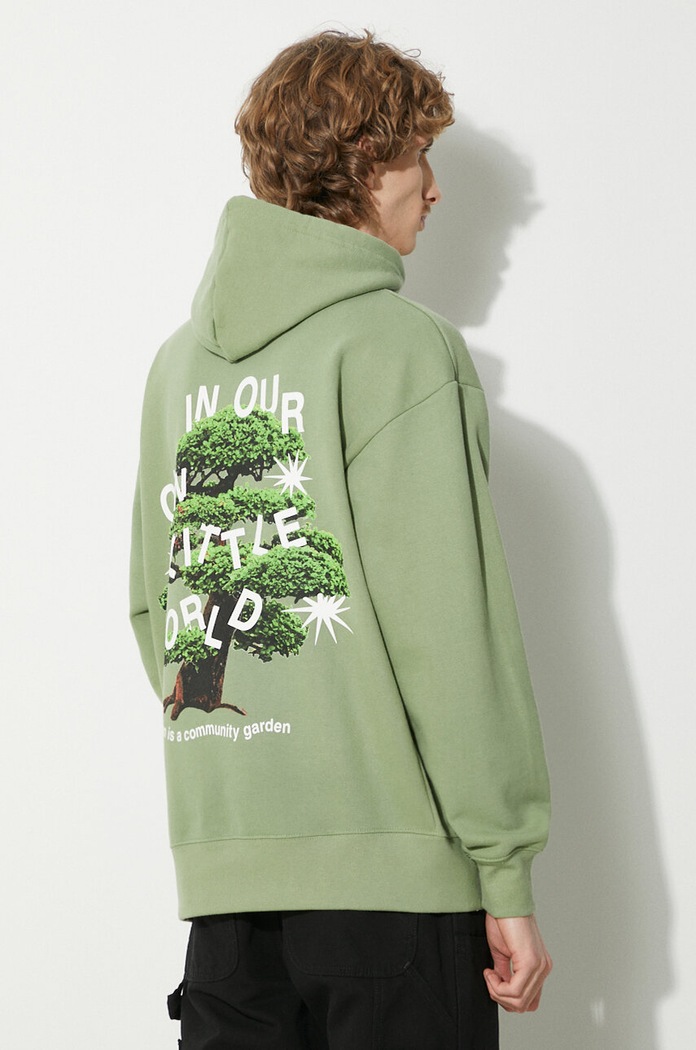 Clothing Market cotton sweatshirt Community Garden Hoodie 397000580 green