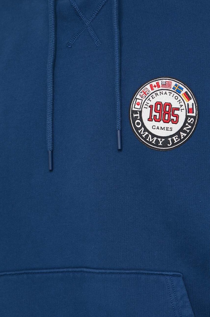 Tommy Jeans bluza bawełniana Archive Games granatowy DM0DM19544