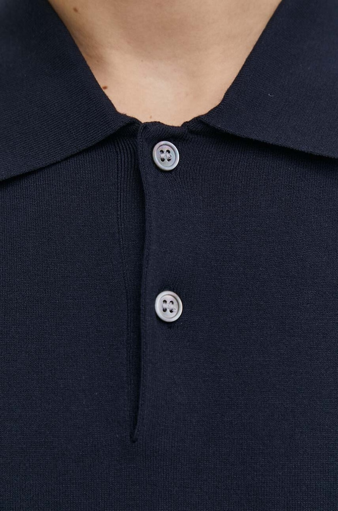 Theory polo N0186706 granatowy