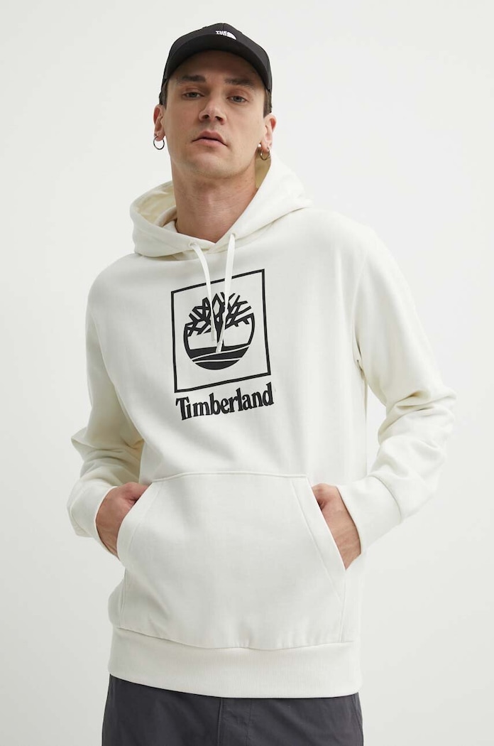 Суичър Timberland с качулка бежов TB0A5QV6CM91