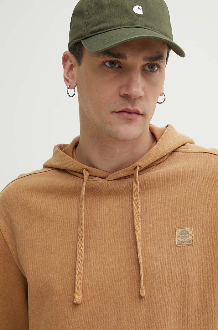 Dukserica Timberland smeđa TB0A5U9KP471