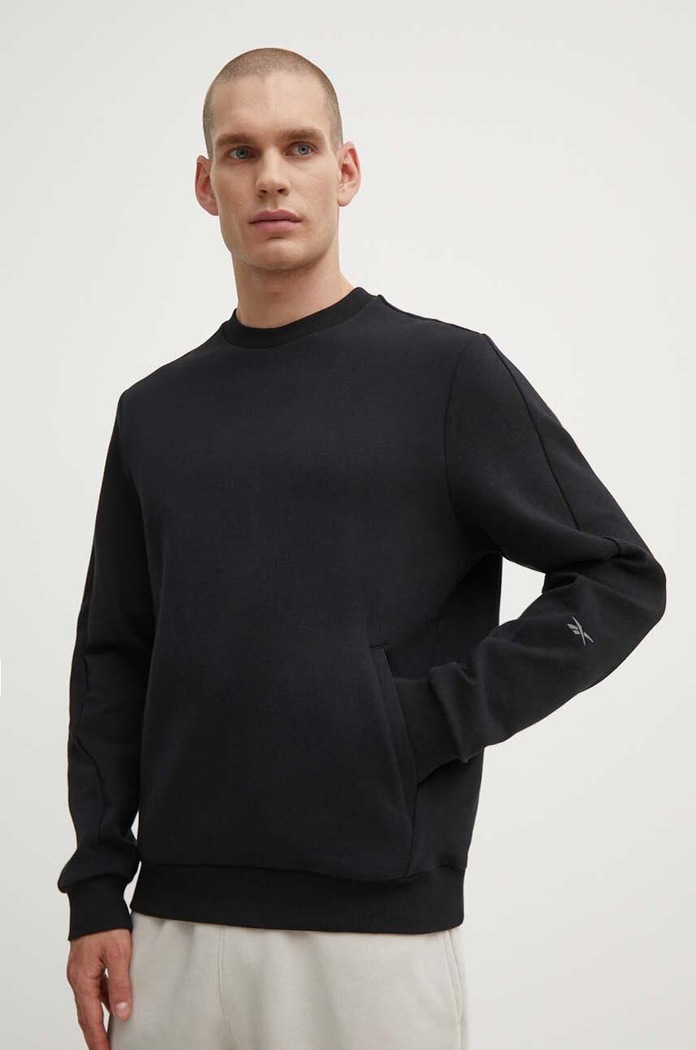 Mikina Reebok Active Collective bez kapuce černá 100075328