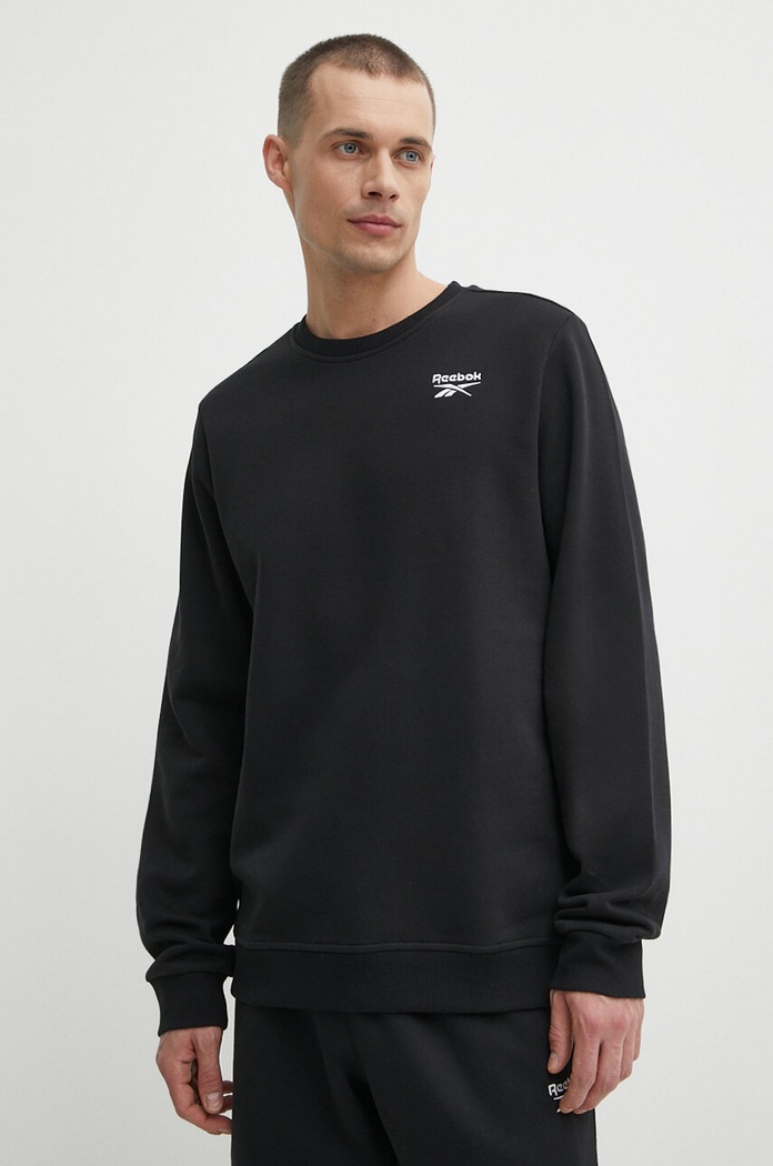Μπλούζα Reebok Identity χωρίς κουκούλα μαύρο 100202864
