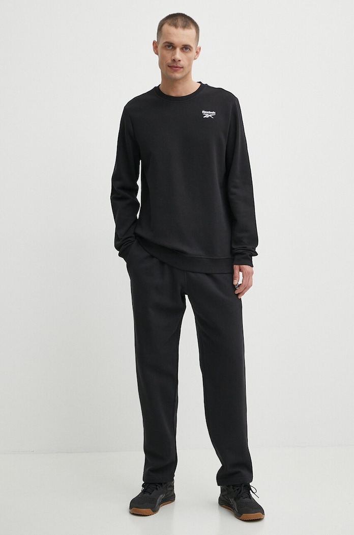 Μπλούζα Reebok Identity 100202864 μαύρο AW24