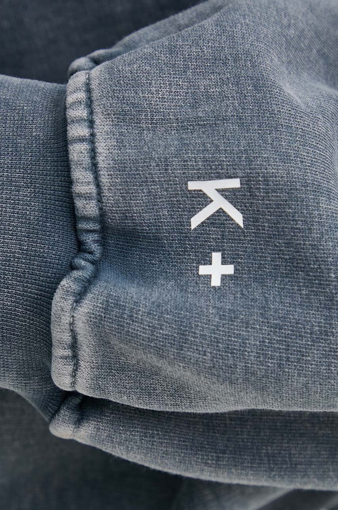 Bavlněná mikina K+LUSHA KLAPOLLOTJ008PX šedá