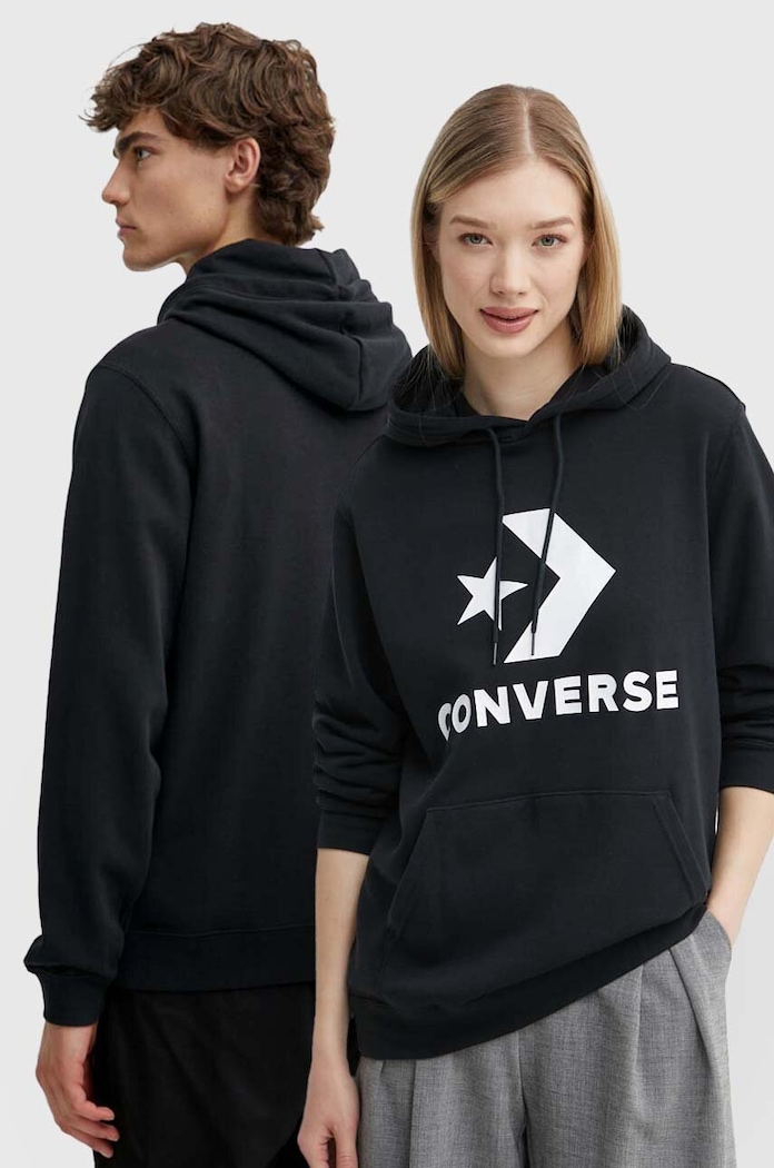 Converse bluza z kapturem czarny 10026897.A01
