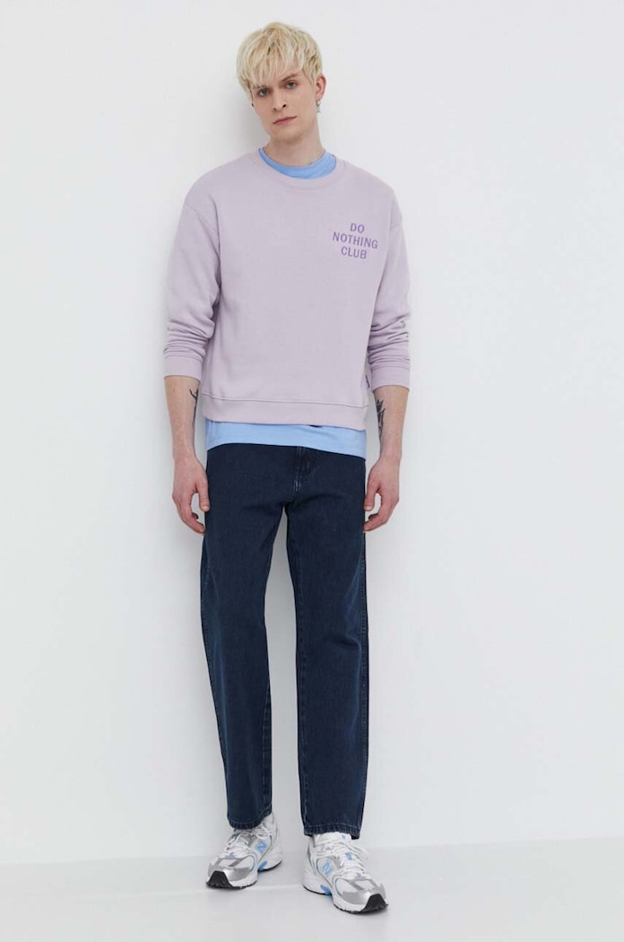 On Vacation Bluza Do Nothing Club OVC.LDS10 violet SS24