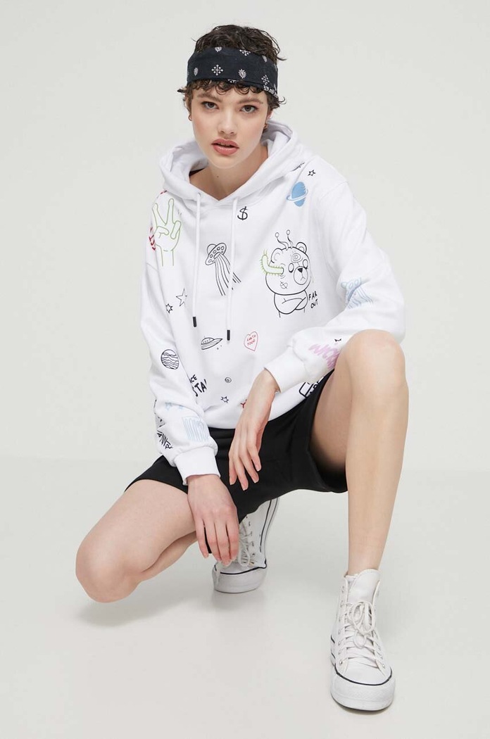 Îmbrăcăminte Sprayground Hanorac de bumbac SP446 alb