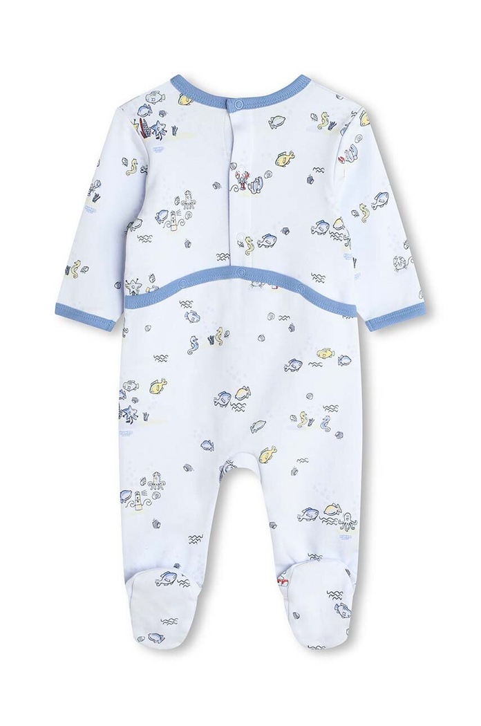Kenzo Kids Compleu bebe K60067. albastru SS24