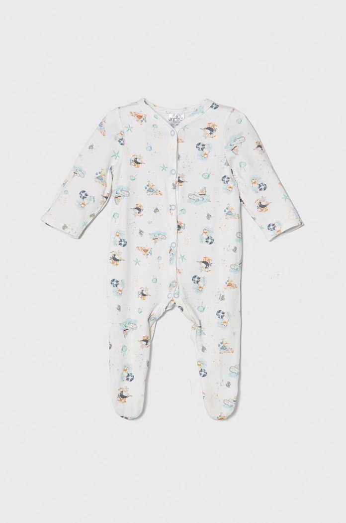 Jamiks costum bebe Produs pentru bebe alb LEIF.ba.Pajacy.JWG187.B