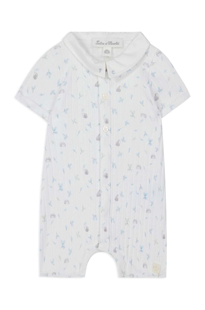 Pamučni kombinezon za bebe Tartine et Chocolat TY33070.49.74 bež SS24