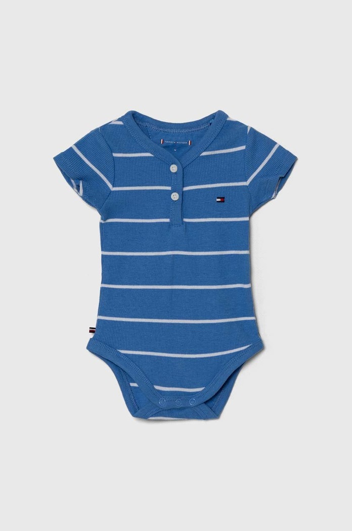 Tommy Hilfiger body niemowlęce niebieski KN0KN01816.PPYH