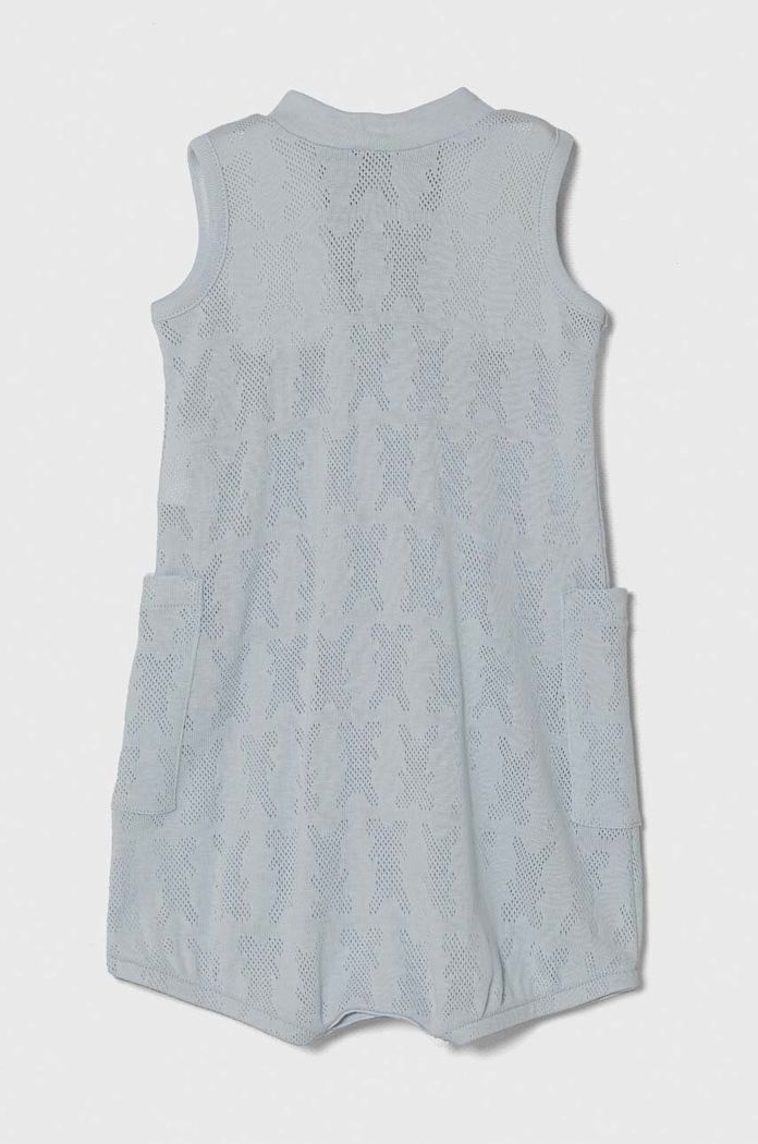 Βρεφικά βαμβακερά φορμάκια United Colors of Benetton 34KE0T01P.W.Seasonal μπλε SS24