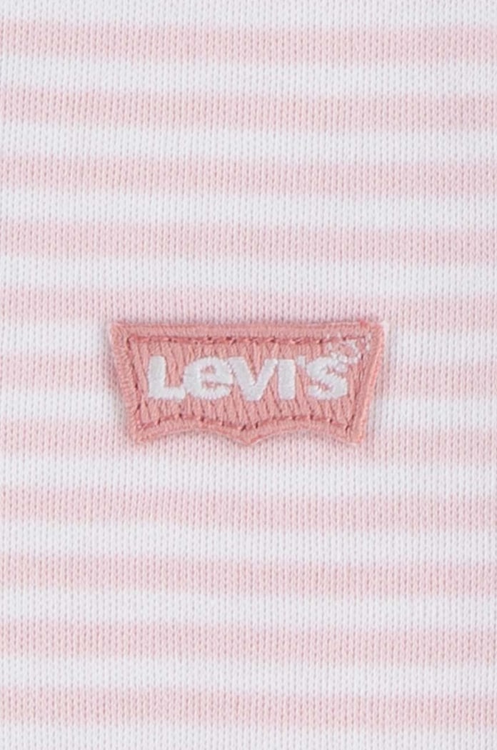 Levi's pamut baba body LVG 3PK BOW BODYSUIT SET 3 db 1EK337 rózsaszín