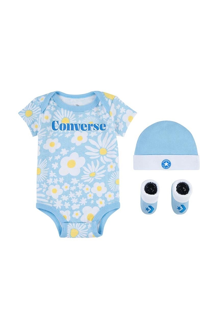 Converse compleu bebe tricotaj albastru NC0347.G