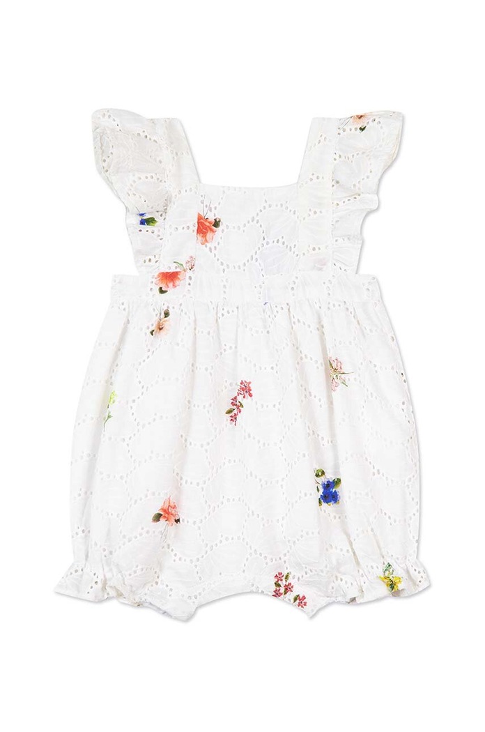 Dětské bavlněné dupačky Tartine et Chocolat TY33011.80 bílá SS24