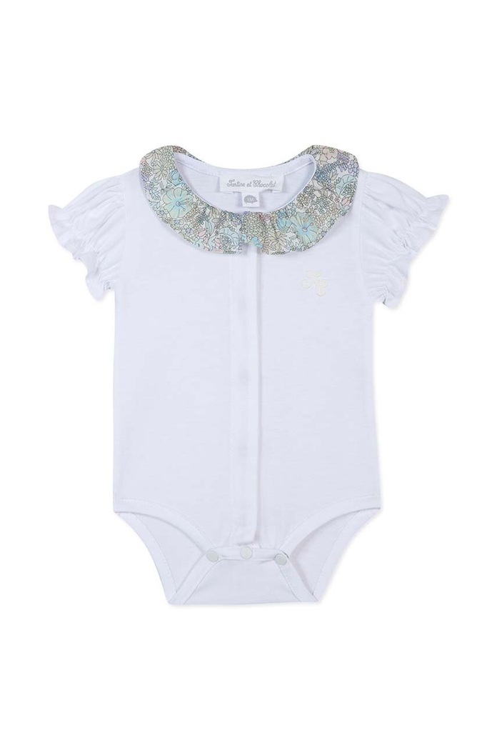 Bavlnené body pre bábätká Tartine et Chocolat TY11000.49.74 biela SS24