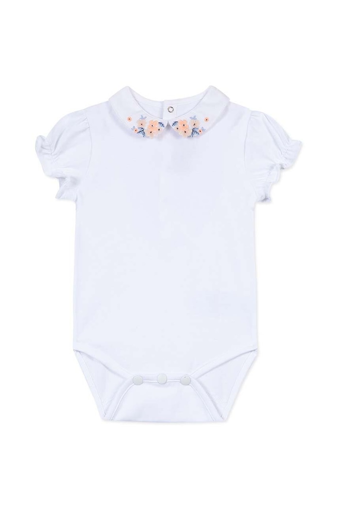 Tartine et Chocolat body din bumbac pentru bebelusi alb TY11021.53.74