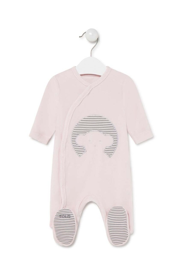 Tous Tuta neonato in lana rosa CLA.1502.G