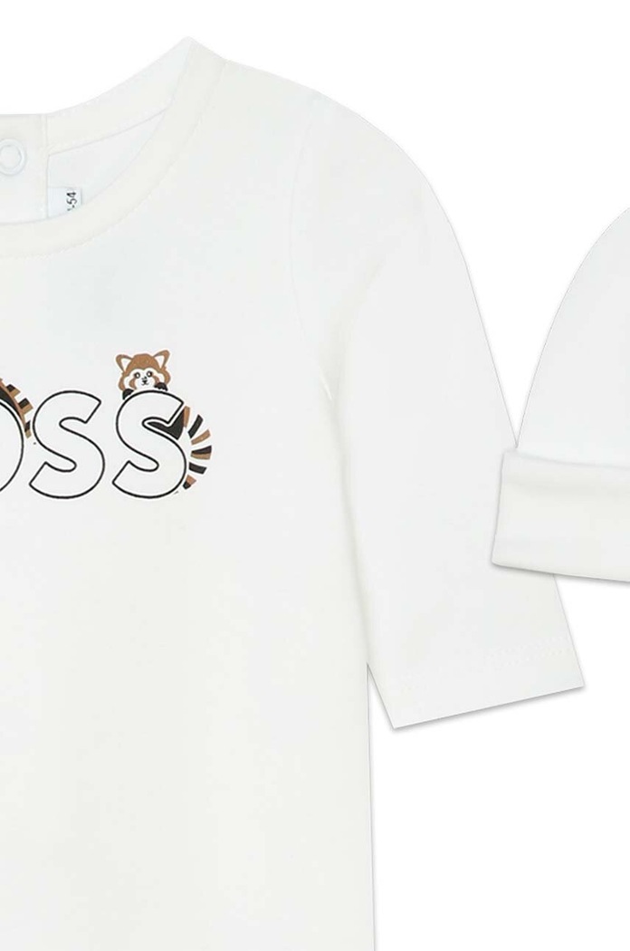 BOSS pajacyk niemowlęcy bawełniany J50831.