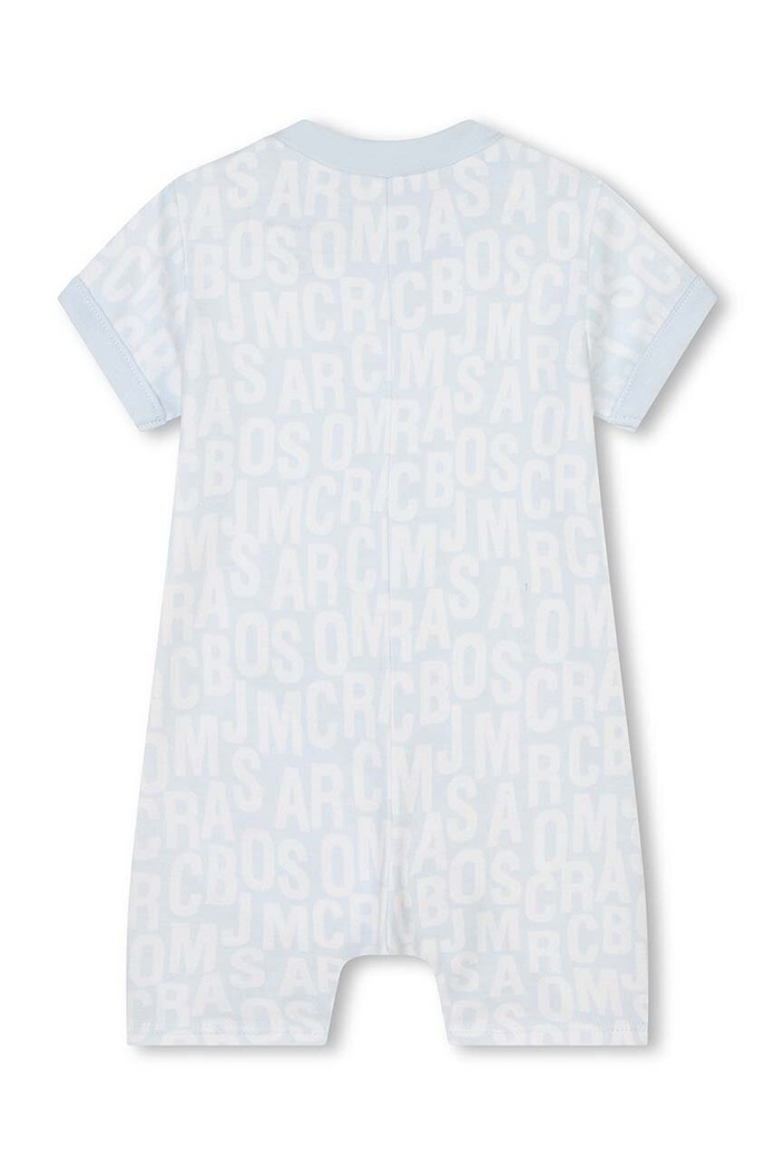 Detské bavlnené dupačky Marc Jacobs W60148.74.81 modrá SS24