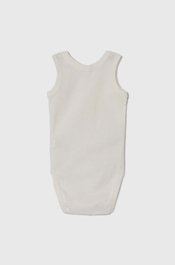 Pamučni bodi za bebe United Colors of Benetton 2-pack bež 3GI70B00M.W.Seasonal
