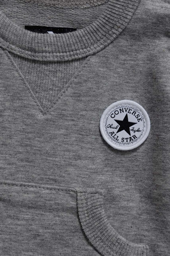 Băieți Converse costum bebe 56A144 gri