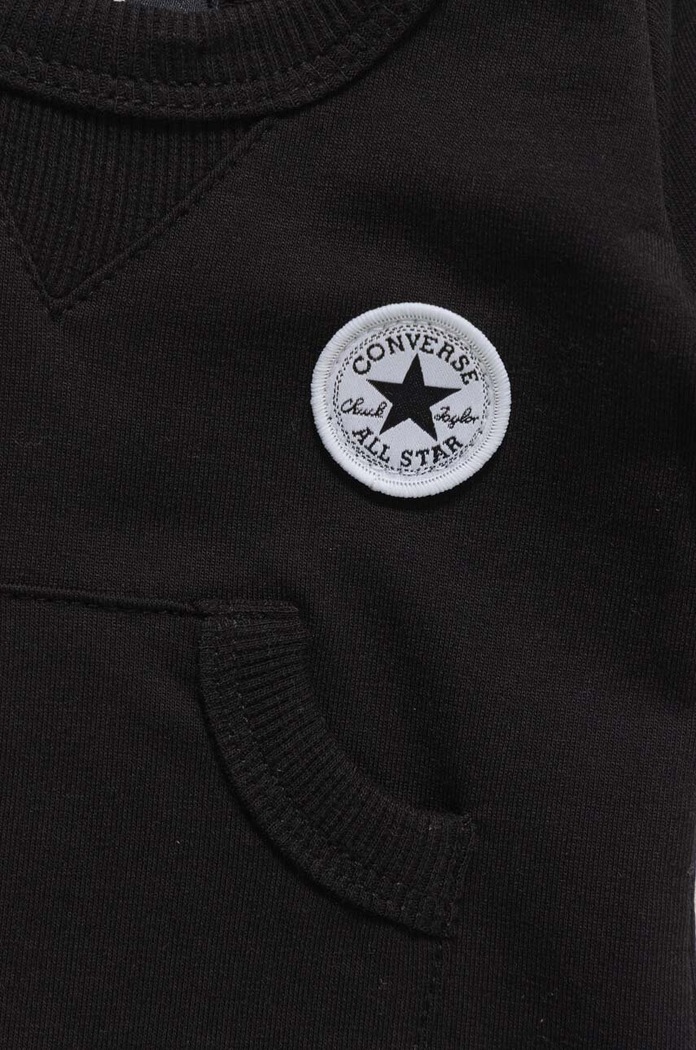 Chłopiec Converse pajacyk niemowlęcy 56A144 czarny