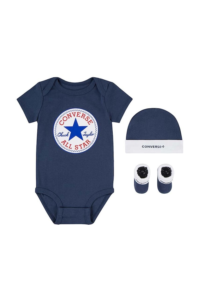 Converse komplet niemowlęcy niebieski LC0028