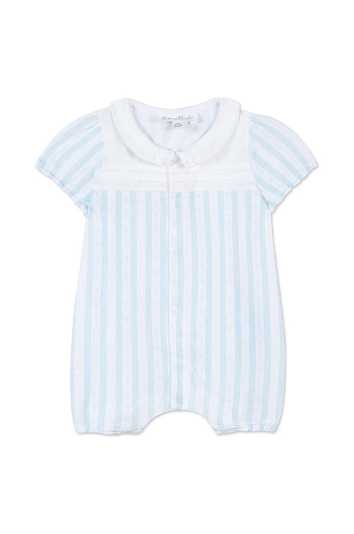 Tartine et Chocolat rampers bawełniany niemowlęcy TY33120.49.74 niebieski SS24