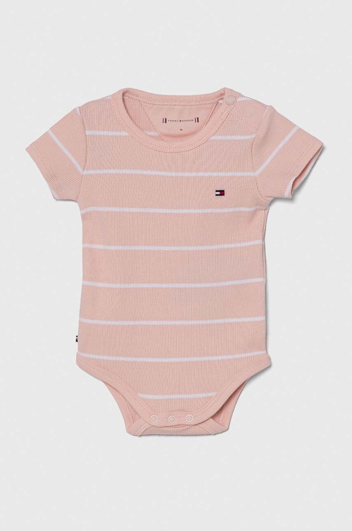 Dječaci Bodi za bebe Tommy Hilfiger 2-pack KN0KN01825.PPYH roza