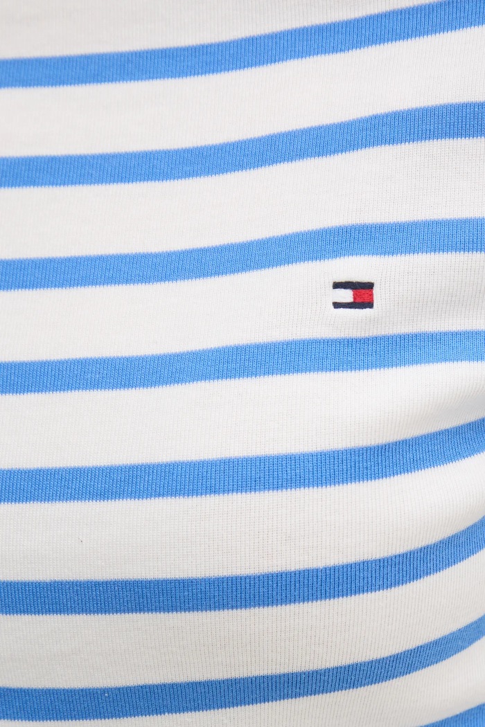 Tommy Hilfiger majica dugih rukava ženska od pamuka WW0WW40589 plava