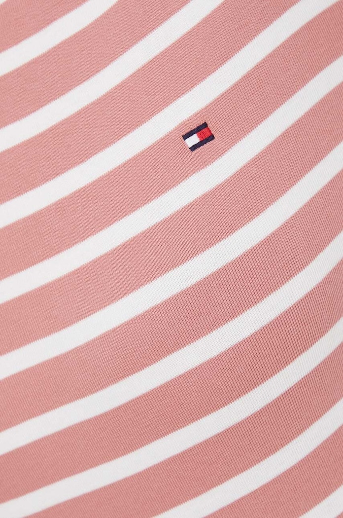 Tommy Hilfiger longsleeve damski bawełniany WW0WW40589 różowy