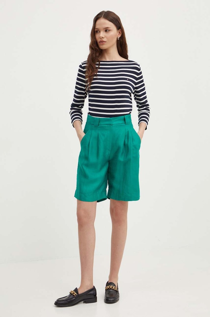 Tommy Hilfiger μακρυμάνικο Γυναικείο βαμβακερό WW0WW40589 σκούρο μπλε AA00