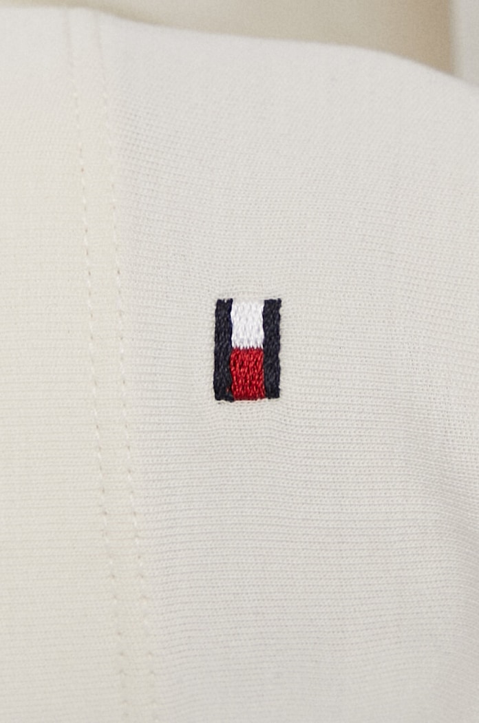 Tričko s dlouhým rukávem Tommy Hilfiger WW0WW40594 béžová