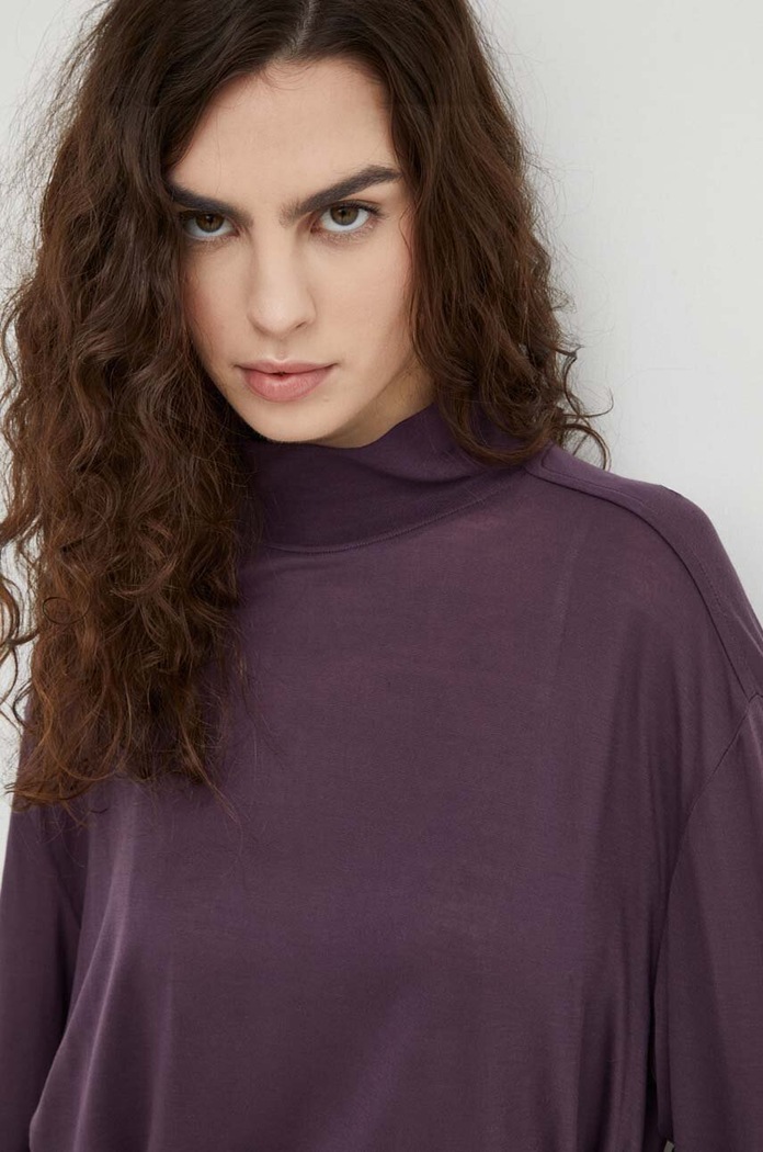 G-Star longsleeve fioletowy D24004.9297