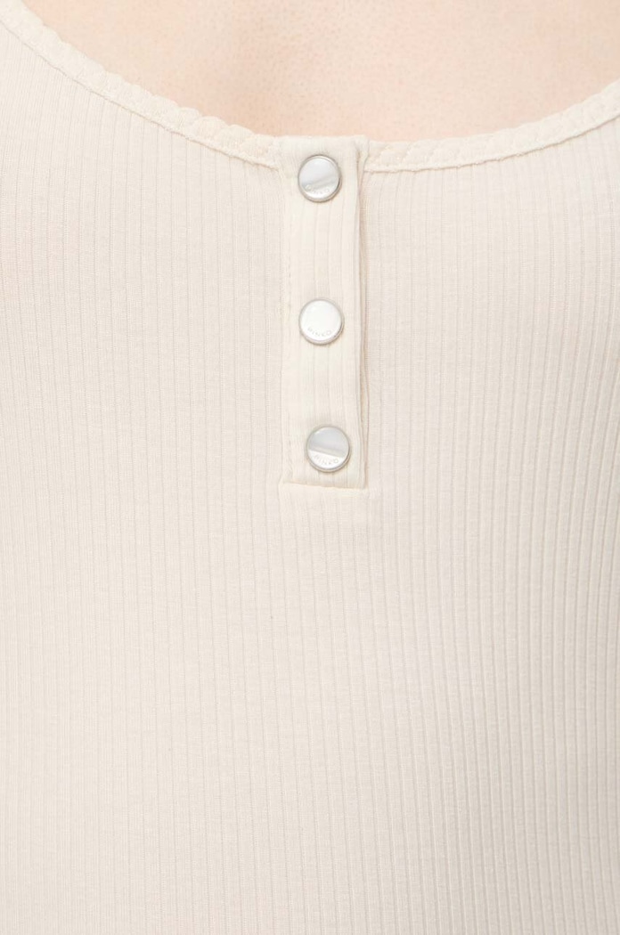 Tričko s dlouhým rukávem Pinko 103569.A1X4 béžová