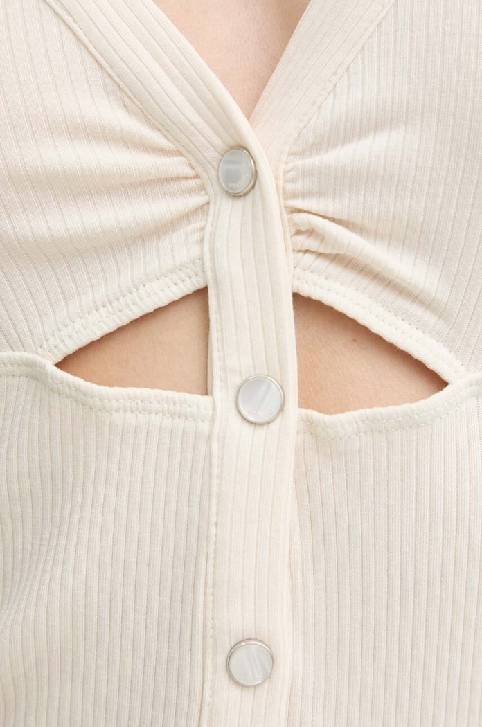 Pinko longsleeve 103570.A1X4 beżowy