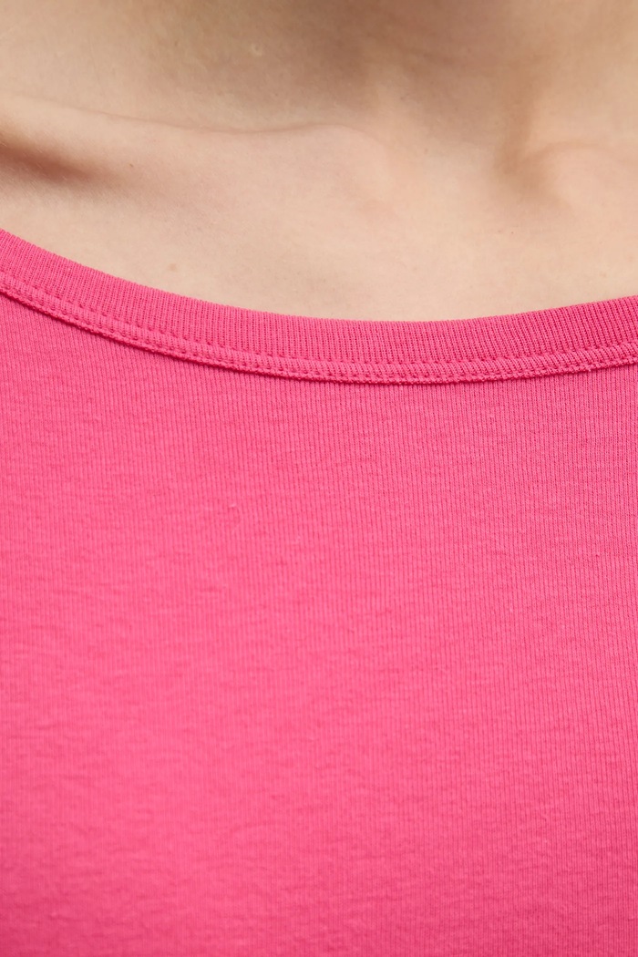 Pamučna majica dugih rukava United Colors of Benetton 3GA2E16A1 roza