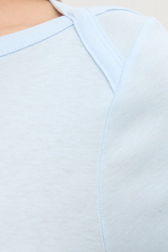 Bavlněné tričko s dlouhým rukávem United Colors of Benetton 3GA2E16A1 modrá