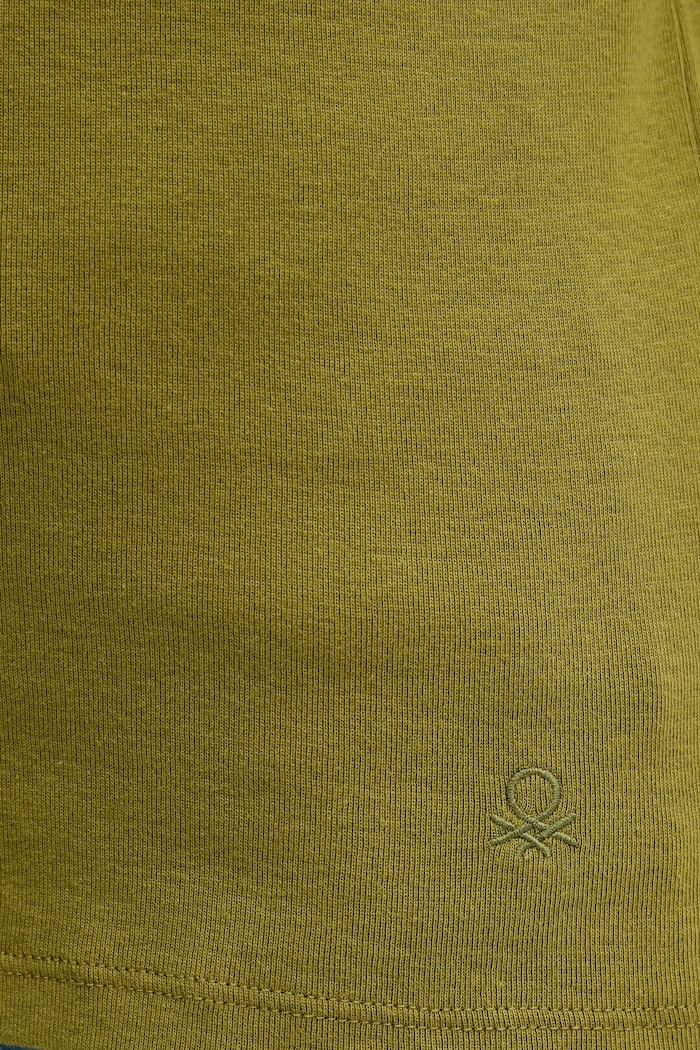 Βαμβακερή μπλούζα με μακριά μανίκια United Colors of Benetton 3GA2E16A1