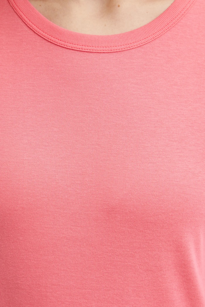 Bavlněné tričko s dlouhým rukávem United Colors of Benetton 3GA2E16F9 růžová