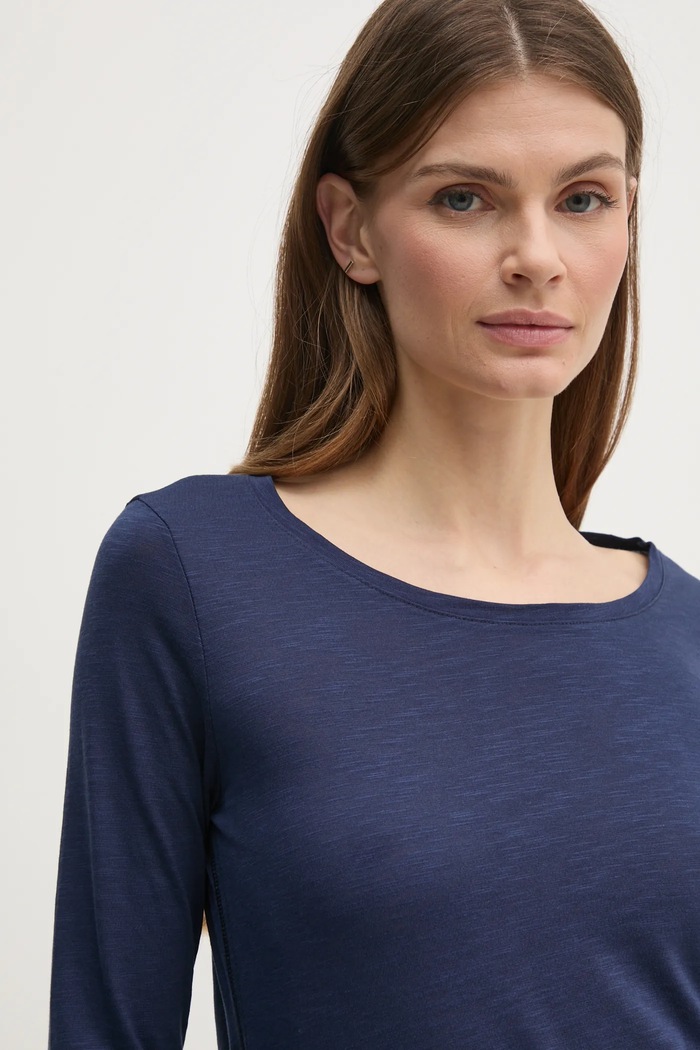 Sisley longsleeve bleumarin 3TNHL119S