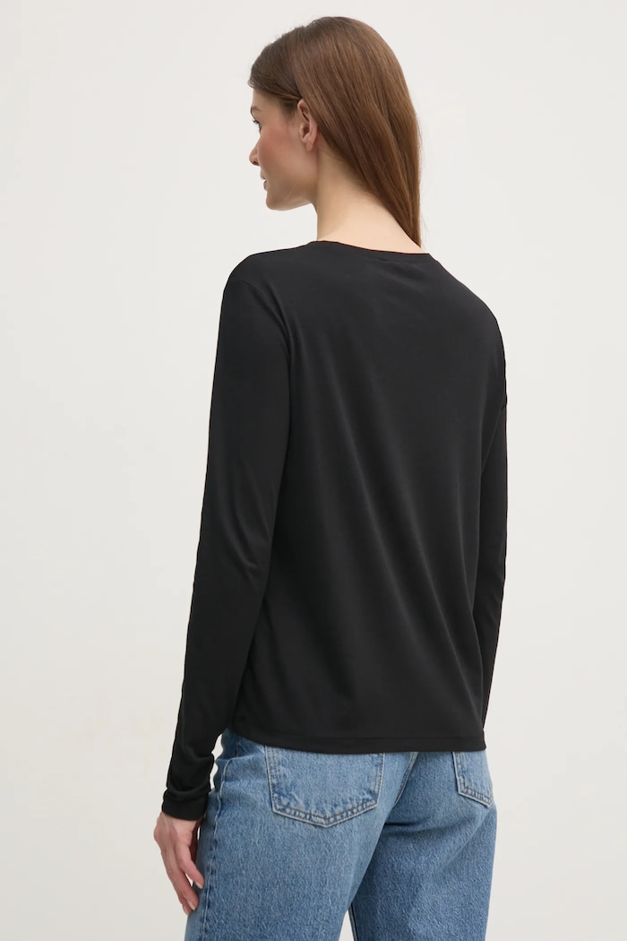 Îmbrăcăminte Sisley longsleeve 3QU4L102Y negru